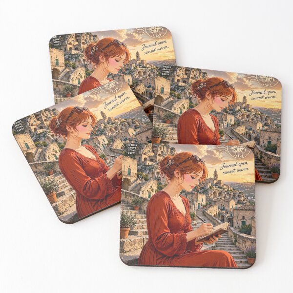 Item preview, Italy — Matera — Writing Through the Ancient Stone City designed and sold by DibujandoPorfa.