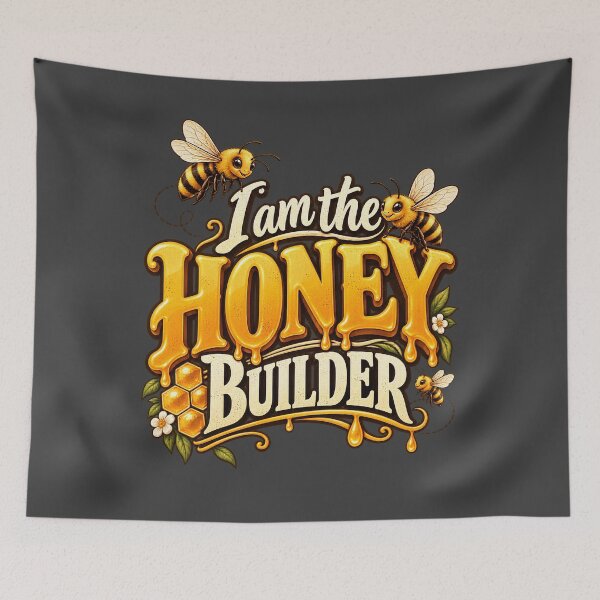 Item preview, I Am The Honey Builder Cute Bees te, Beekeeping Humor Gift, Bee Lover Graphic Design designed and sold by AsturShop.
