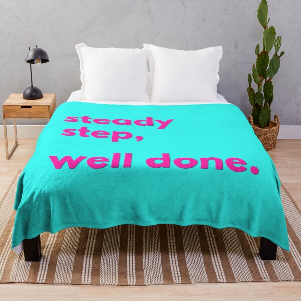 Item preview, (Pink) Steady Step Well Done Minimalist Quote designed and sold by r-wan-design.