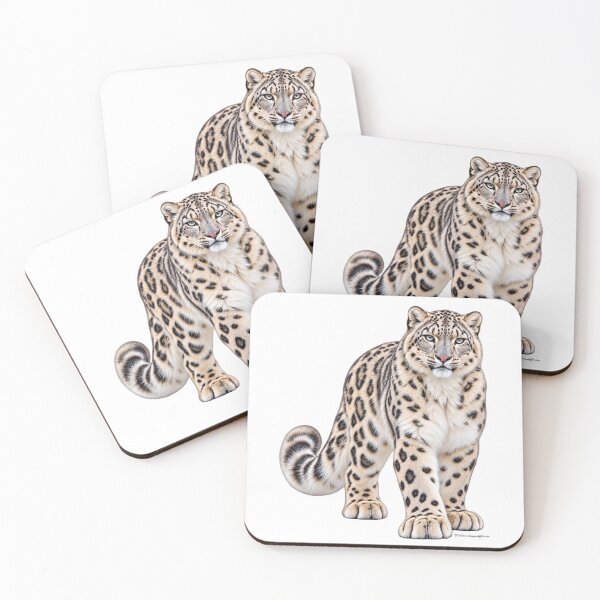 Item preview, Ghost of the Mountains – Majestic Snow Leopard designed and sold by BlingandGifts.