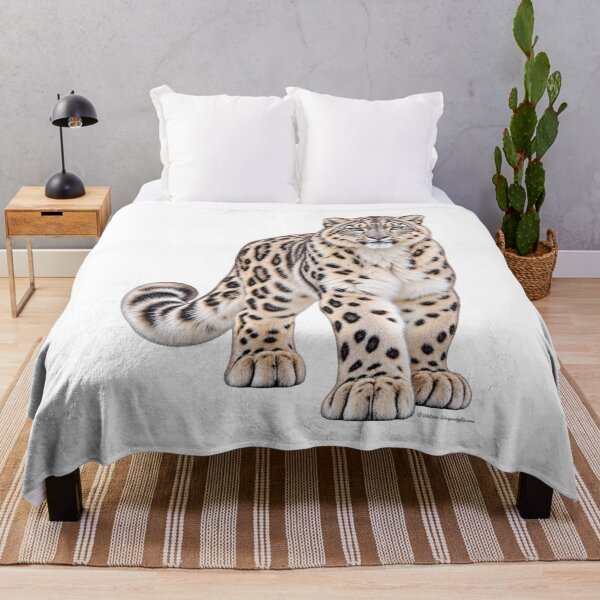 Item preview, Ghost of the Mountains – Majestic Snow Leopard designed and sold by BlingandGifts.