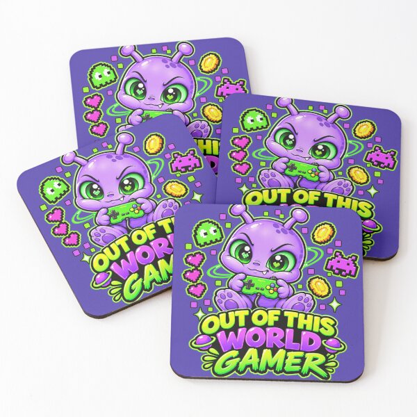 Item preview, Out of this world gamer alien  designed and sold by Argi- Luz.