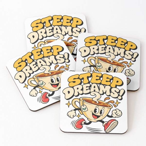 Item preview, Dreamy Teacup – Cheerful Vintage Rubber Hose Cartoon designed and sold by Mdozet.