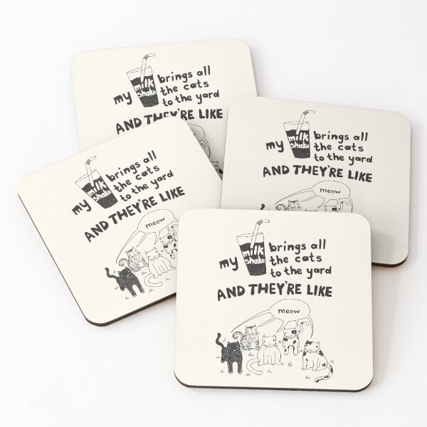 Item preview, My Milkshake Brings All the Cats to the Yard designed and sold by Pintwich.