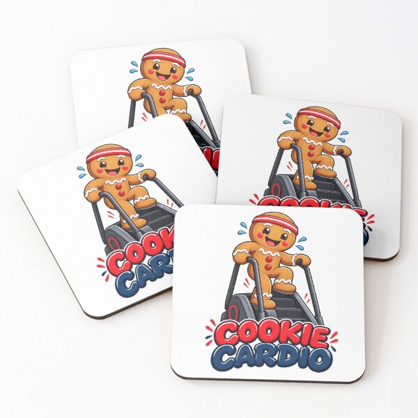 Item preview, Gingerbread Stepper Cookie Cardio designed and sold by TeNovaStudio.