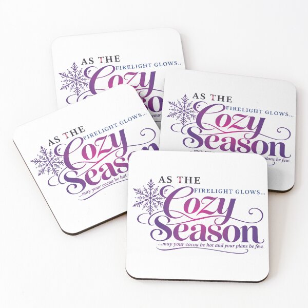 Item preview, Cozy Season Winter Quote | Hot Cocoa Few Plans Snowflake Typography Design. designed and sold by Wild Mood Co..