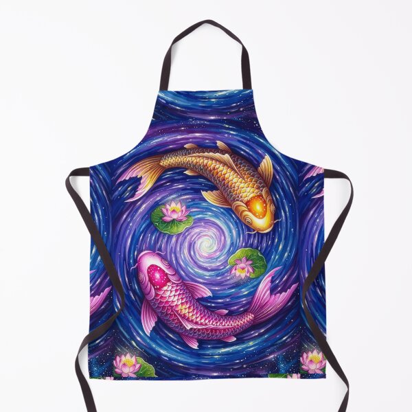 Item preview, Carp swimming in a mysterious universe designed and sold by EchoWave11.