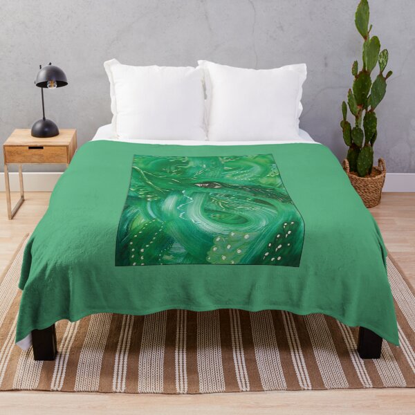 Item preview, Painting "View in abstract space" in green shades designed and sold by Cherevan.