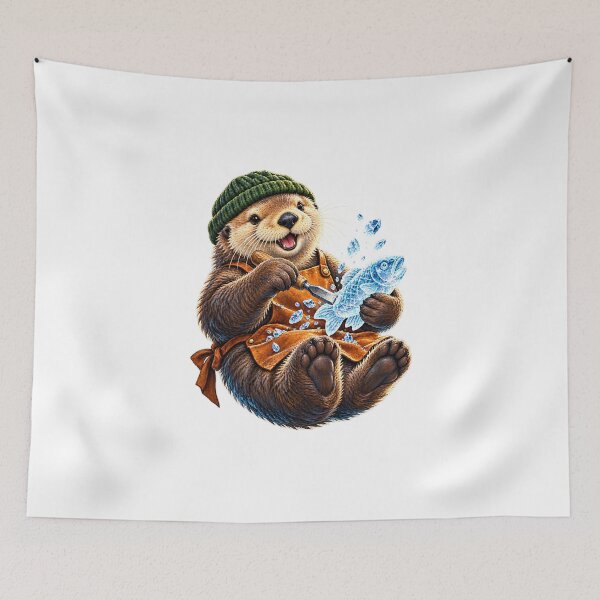 Item preview, Sea Otter Ice Sculptor Winter Workshop designed and sold by TeNovaStudio.