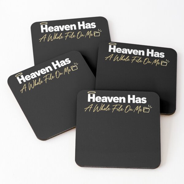 Item preview, Heaven Has A File On Me designed and sold by SignumShop.