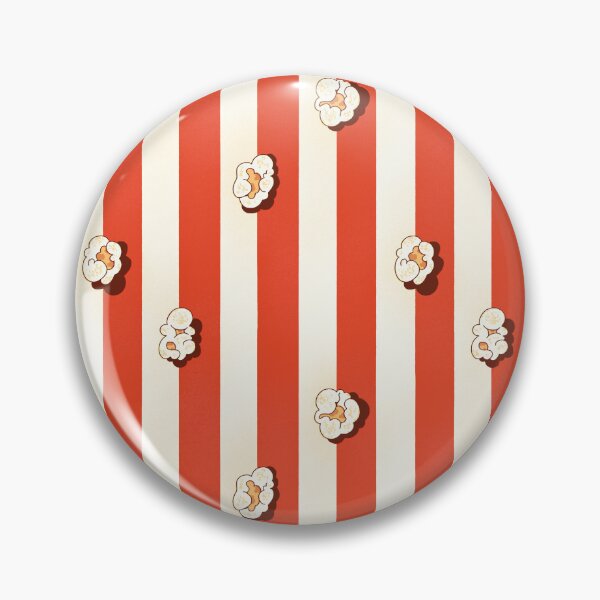 Item preview, Popcorn on Red & Cream Stripes designed and sold by vaner-vaner.