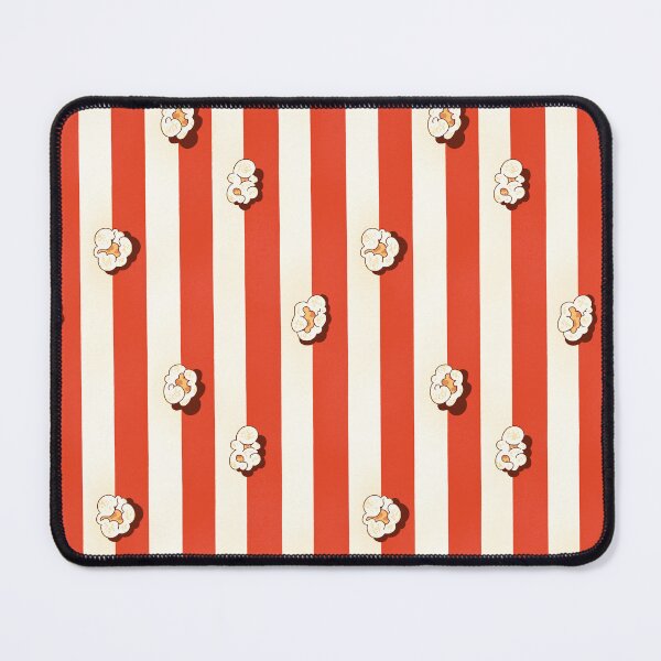 Item preview, Popcorn on Red & Cream Stripes designed and sold by vaner-vaner.