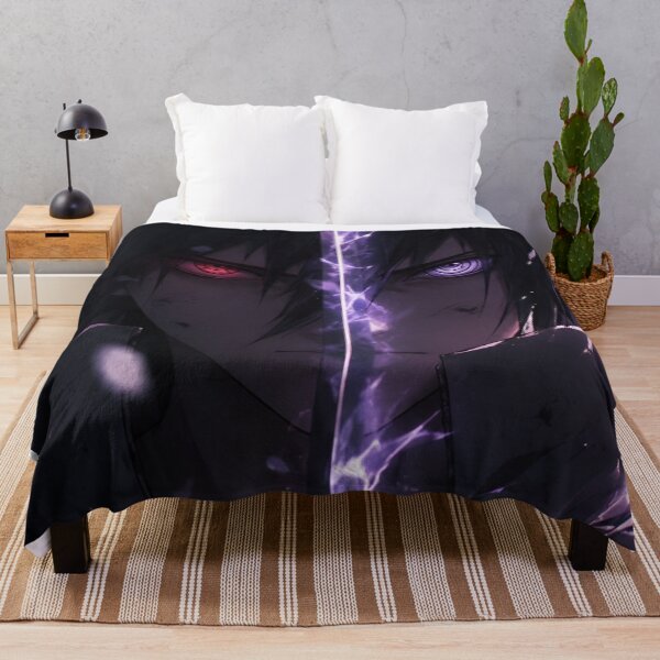 Item preview, Sasuke | Dark Anime Sword Warrior – Crimson and Violet Eyes Lightning Art designed and sold by Dyan4.