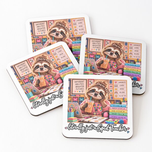 Item preview, Literally Just a Sped Teacher Funny Raccoon Special Education  designed and sold by WeirdlyMild.