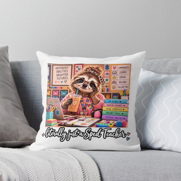 Item preview, Literally Just a Sped Teacher Funny Raccoon Special Education  designed and sold by WeirdlyMild.