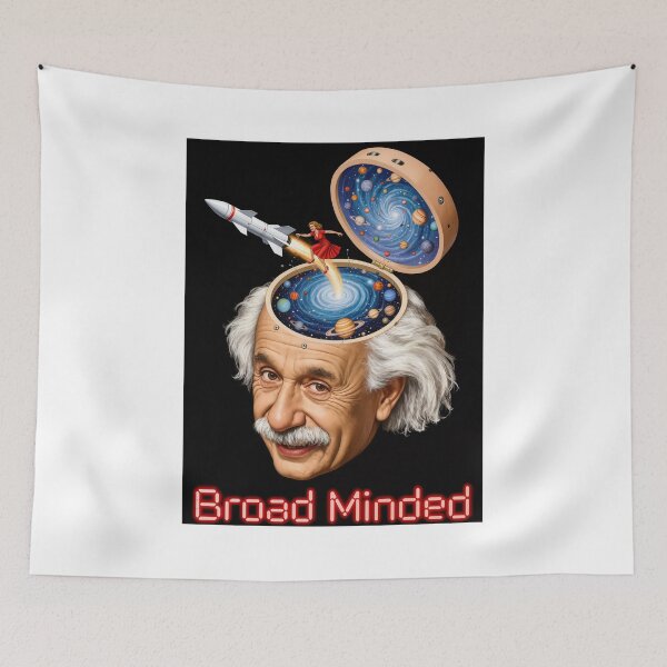 Item preview, Broad Minded Physicist Print designed and sold by Lichentroupe63.