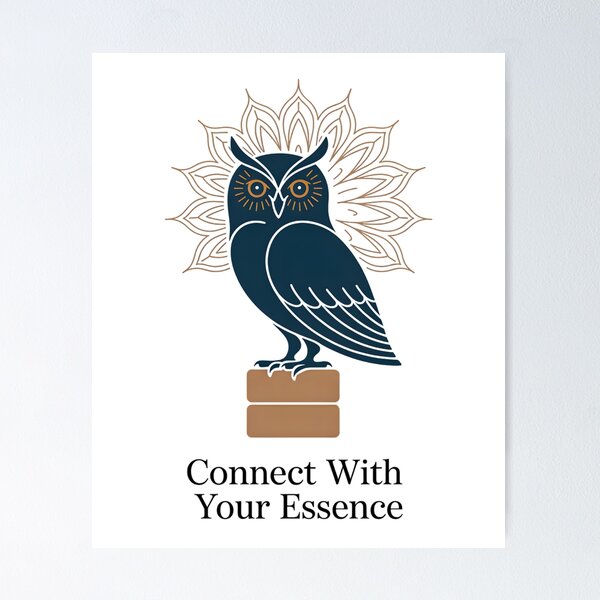 Item preview, Owl Yoga Blocks Mandala Connect With Your Essence designed and sold by 108stillness.