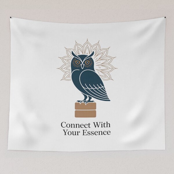 Item preview, Owl Yoga Blocks Mandala Connect With Your Essence designed and sold by 108stillness.