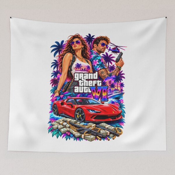 Item preview, Grand Theft Auto 6, Vice City designed and sold by ReaganLewis8.