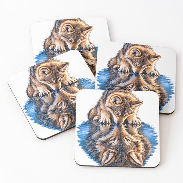 Item preview, Wolf Reflection – See Your Strength Within designed and sold by Line-mood.