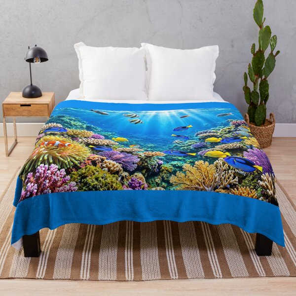 Item preview, Vibrant Tropical Fish and Colorful Coral Reef designed and sold by MagicCrystal.