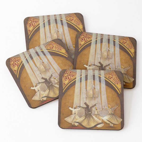 Item preview, ​Whirling Dervish Poster - Sufi Meditation Art, Spiritual Wall Decor designed and sold by Kanwal Kamran .