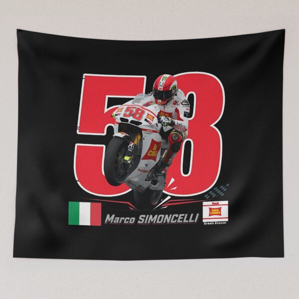 Item preview, Marco Simoncelli 58 Italian Racing designed and sold by ReaganLewis8.
