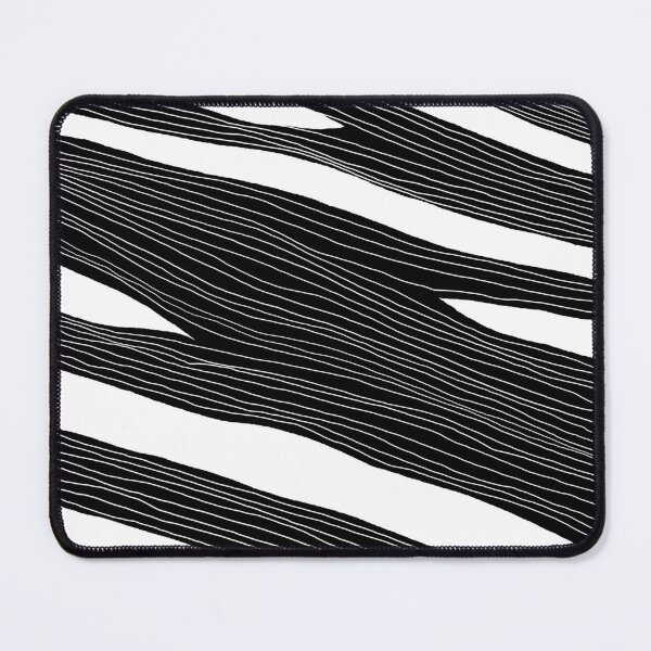 Item preview, Monochrome Zebra Stripe Abstract Line Pattern designed and sold by VNK.