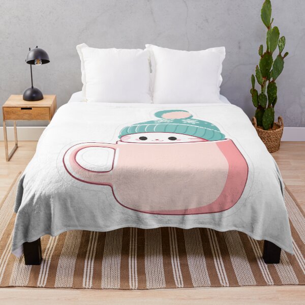 Item preview, Cozy Cat in Pink Mug designed and sold by For-Cat Studio.