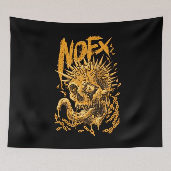 Item preview, NOFX Spiked Skull Punk Chaos designed and sold by TadeoNivar.