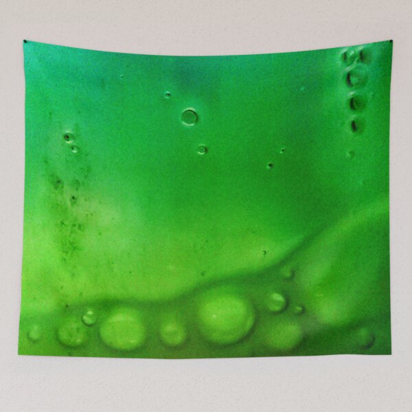 Item preview, Emerald Bubbles – Vibrant Green and Turquoise Abstract Photography designed and sold by Visual Arts Dominika Cybuch.