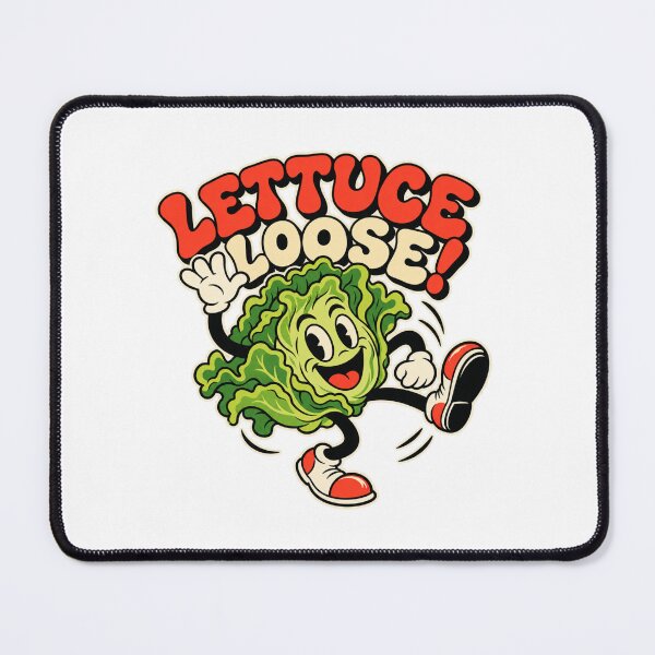 Item preview, Lettuce Loose – Dancing Lettuce Retro Cartoon designed and sold by Mdozet.