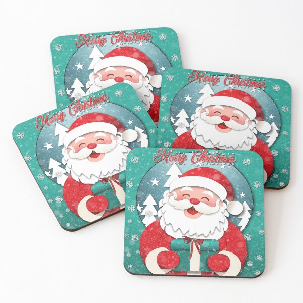 Item preview, Santa Clause Papercut design designed and sold by Sonia Jones Art.