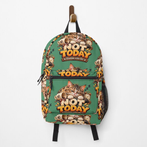 Item preview, Sleepy Cat Not Today Coffee Mood designed and sold by Zaim4Fashion.