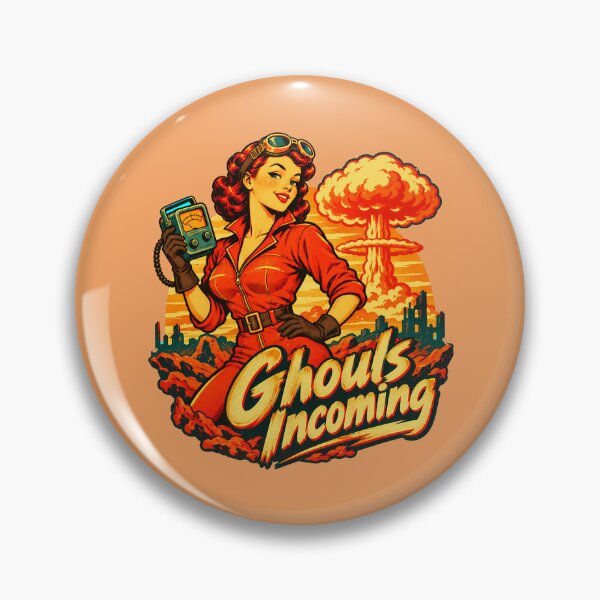 Item preview, Ghouls Incoming Pin Up Atomic Geiger Counter designed and sold by LV-creator.