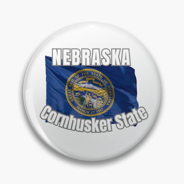 Item preview, Nebraska Cornhusker State Flag USA Travel Souvenir Gift designed and sold by RVJdesigns.