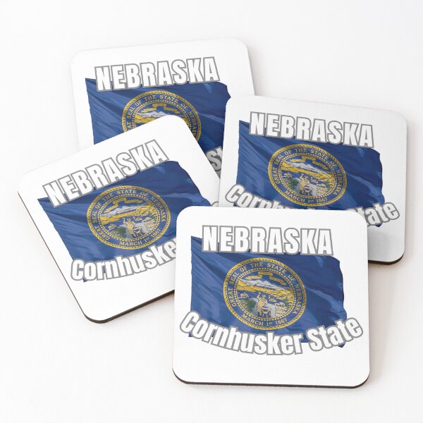 Item preview, Nebraska Cornhusker State Flag USA Travel Souvenir Gift designed and sold by RVJdesigns.