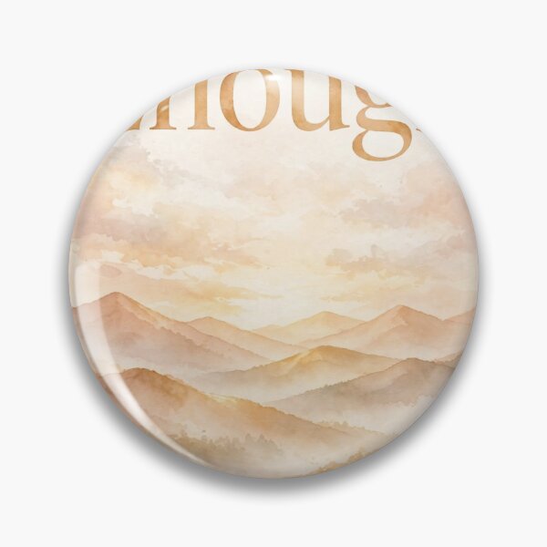 Item preview, You Are Enough Motivational Wall Art | Watercolor Mountain Sunrise Affirmation Print designed and sold by jay1229.