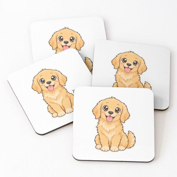 Item preview, Cute Golden Retriever Sticke designed and sold by Liana Winslow.