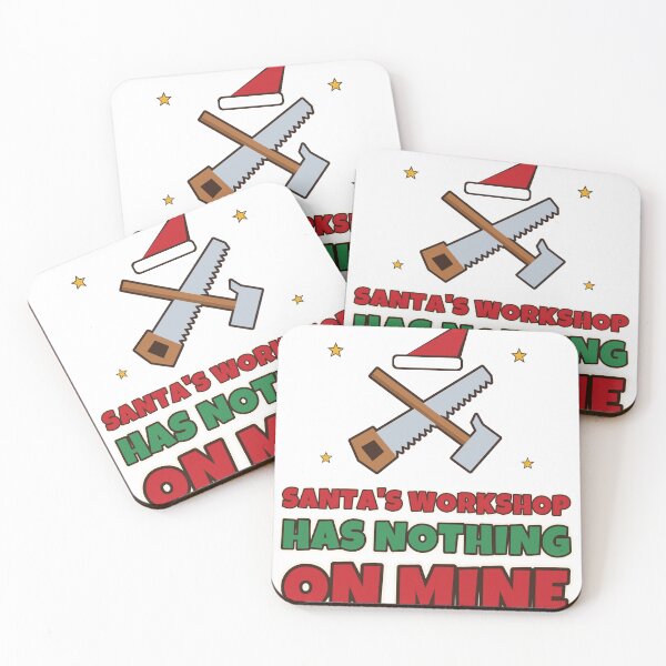 Item preview, Santa's Workshop Has Nothing On Mine Funny Woodworker Christmas designed and sold by Bornprints.