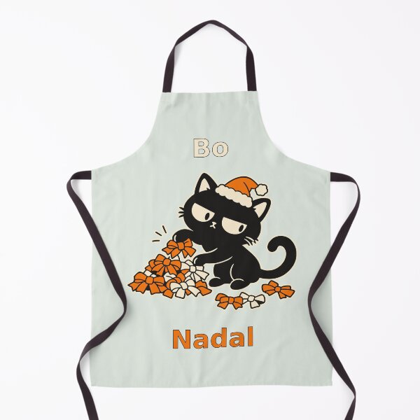 Item preview, Cat collects Christmas ribbons to file away without gifts designed and sold by Honu2025.