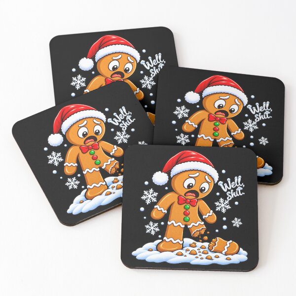 Item preview, Well Shit Broken Gingerbread Man Funny Christmas Holiday designed and sold by will freed18.