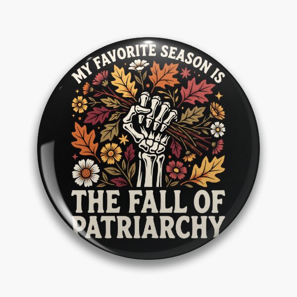 Item preview, My Favorite Season is the Fall of the Patriarchy Floral Feminist designed and sold by MagicTheDog.