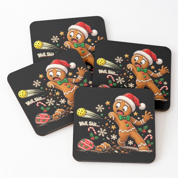 Item preview, Well Shit Gingerbread Pickleball Player Christmas Humor designed and sold by will freed18.