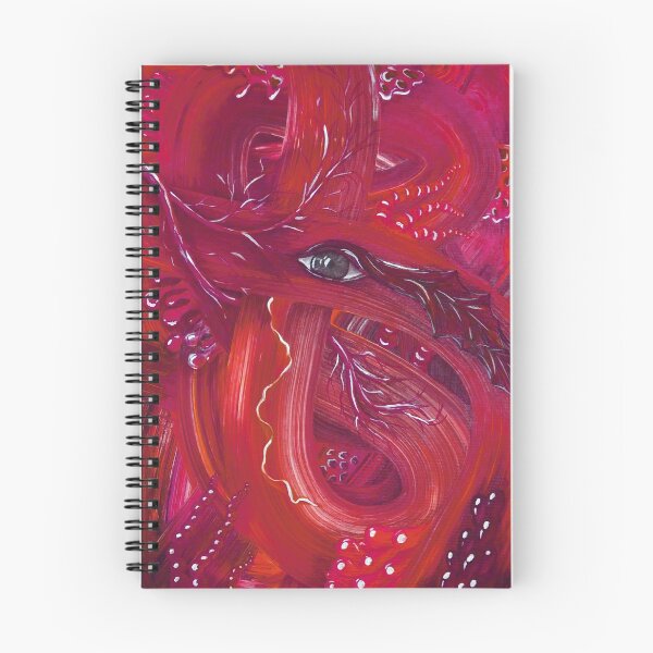 Item preview, Painting "View in abstract space" in red-burgundy shades designed and sold by Cherevan.