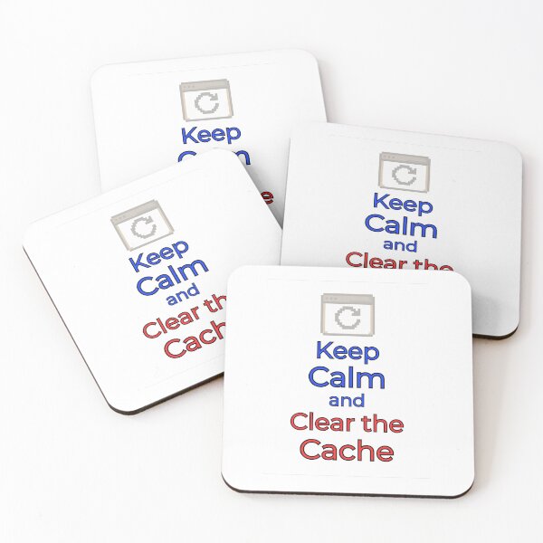Item preview, Keep Calm and Clear Cache - Funny IT Support Humour designed and sold by 88DesignStudio.