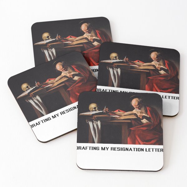 Item preview, Saint Jerome Writing by Caravaggio - Resignation Letter designed and sold by lijoy.