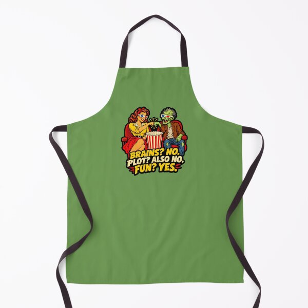 Item preview, Brains No Plot Also No Fun Yes Pin Up Cinema 3D designed and sold by LV-creator.