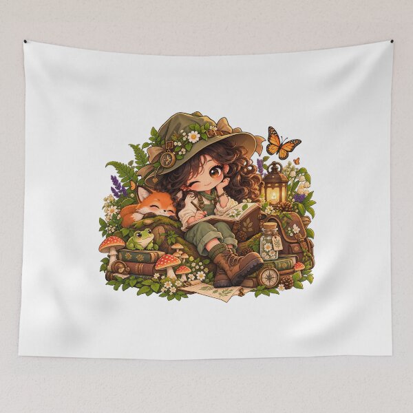 Item preview, Cute Chibi Botanist and Woodland Friends designed and sold by ChibiLOL.