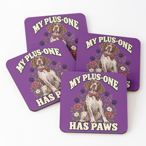 Item preview, German Shorthaired Pointer – My Plus-One Has Paws  Floral Dog Lover Gift designed and sold by From Cyryl with Love.